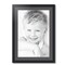 ArtToFrames 20x28" Matted Picture Frame with 16x24" Single Mat Photo Opening Framed in 1.25" Black and 2" Mat (FWM-3926-20x28)